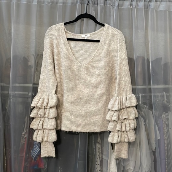 BP Nordstrom Sweaters - BP Nordstrom Ruffle Bell Sleeve Sweater